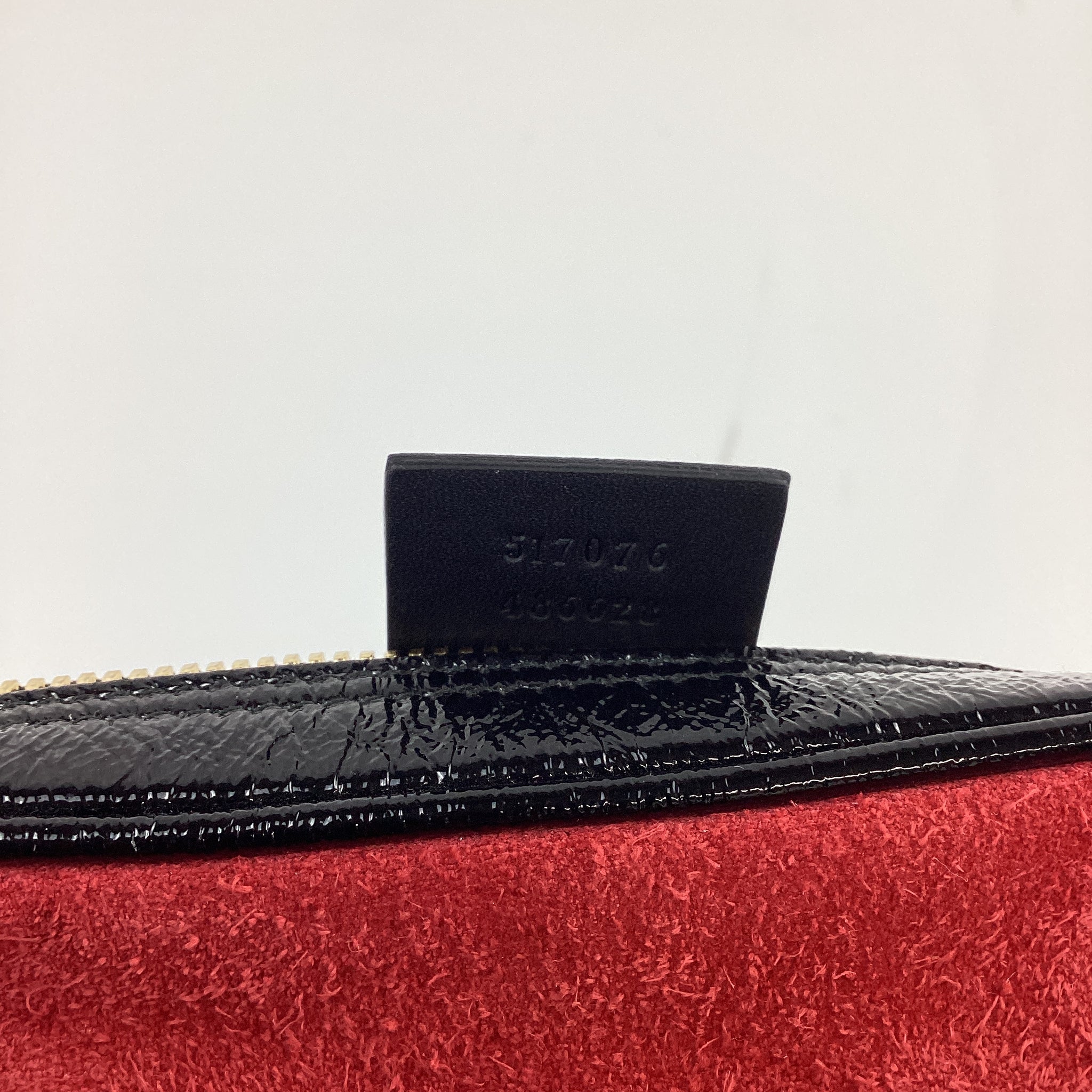 PRELOVED Gucci Ophidia Mini Belt Bag Red Suede WMCWQ3Q 050624 B