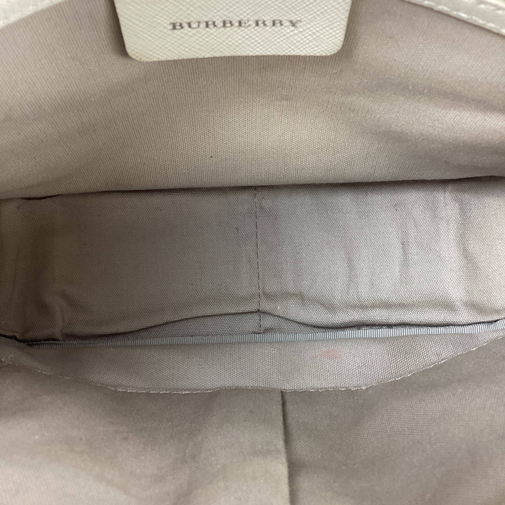 Preloved BURBERRY Cream Nova Check Shoulder Bag DCG2W4Q 050324 B