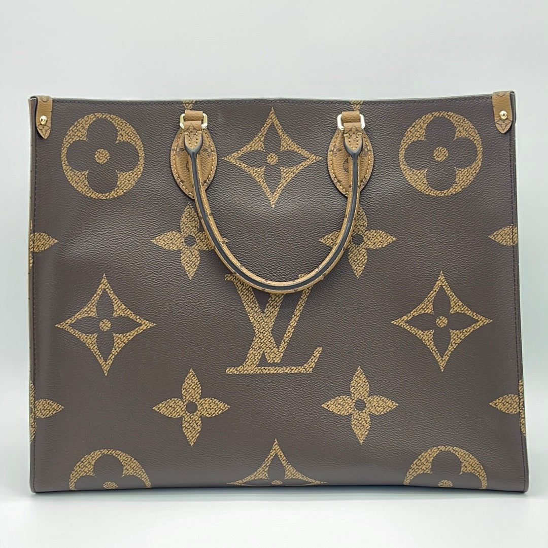PRELOVED Louis Vuitton OnTheGo Tote Reverse Monogram Giant GM TJ5109 122423