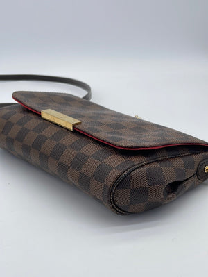 PRELOVED DISCONTINUED Louis Vuitton Favorite MM Damier Ebene Bag