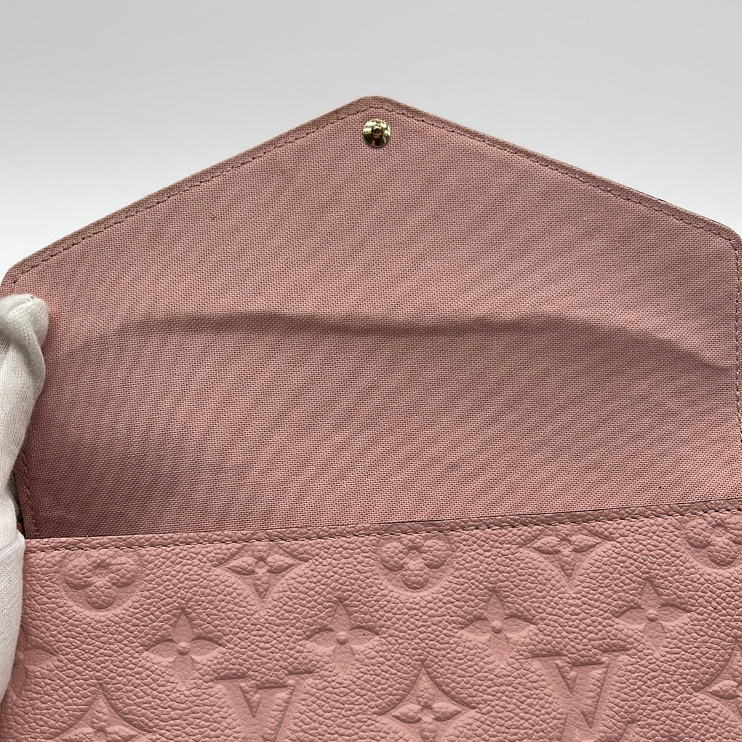 Preloved Louis Vuitton Pink Empriente Felicie Pochette SD4200 020524