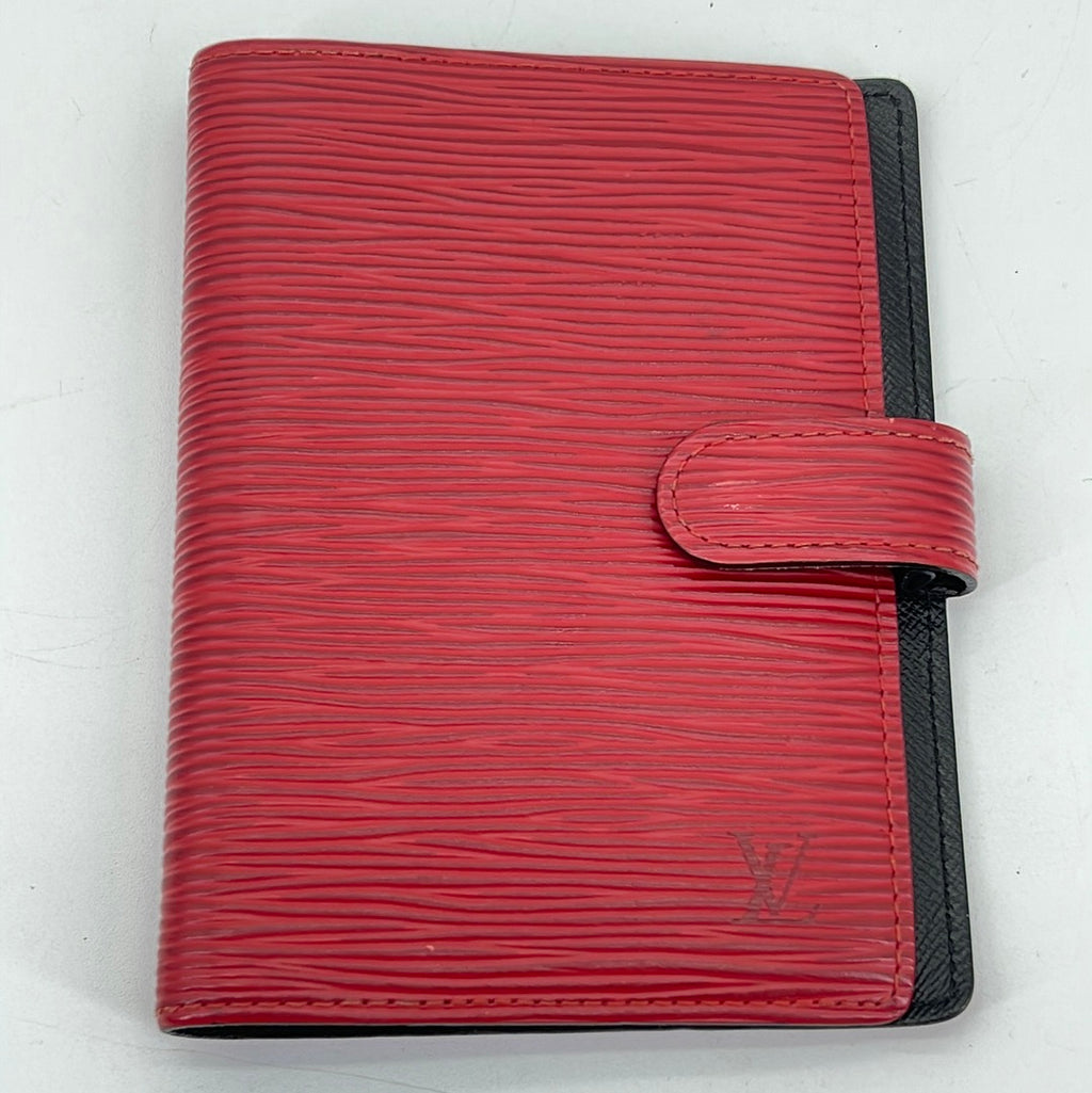 PRELOVED Louis Vuitton Red Epi Agenda PM Day Planner CA0938 (K) 021424