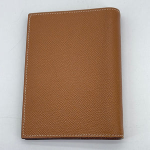 Preloved Hermes Tan Leather Mini Agenda / Day Planner Cover 287MJVD 050124 H