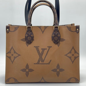 PRELOVED Louis Vuitton Giant Reverse Monogram OnTheGo MM Tote SD4200 102423