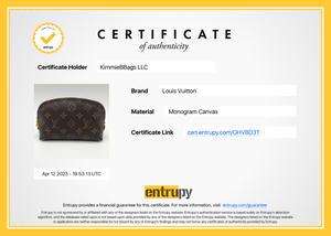 PRELOVED Louis Vuitton Monogram Pochette Cosmetics Pouch GHVBD3T 062023