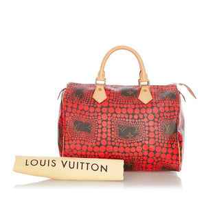 Preloved Louis Vuitton Kusama Monogram Speedy 30 Bag DU1172 051823