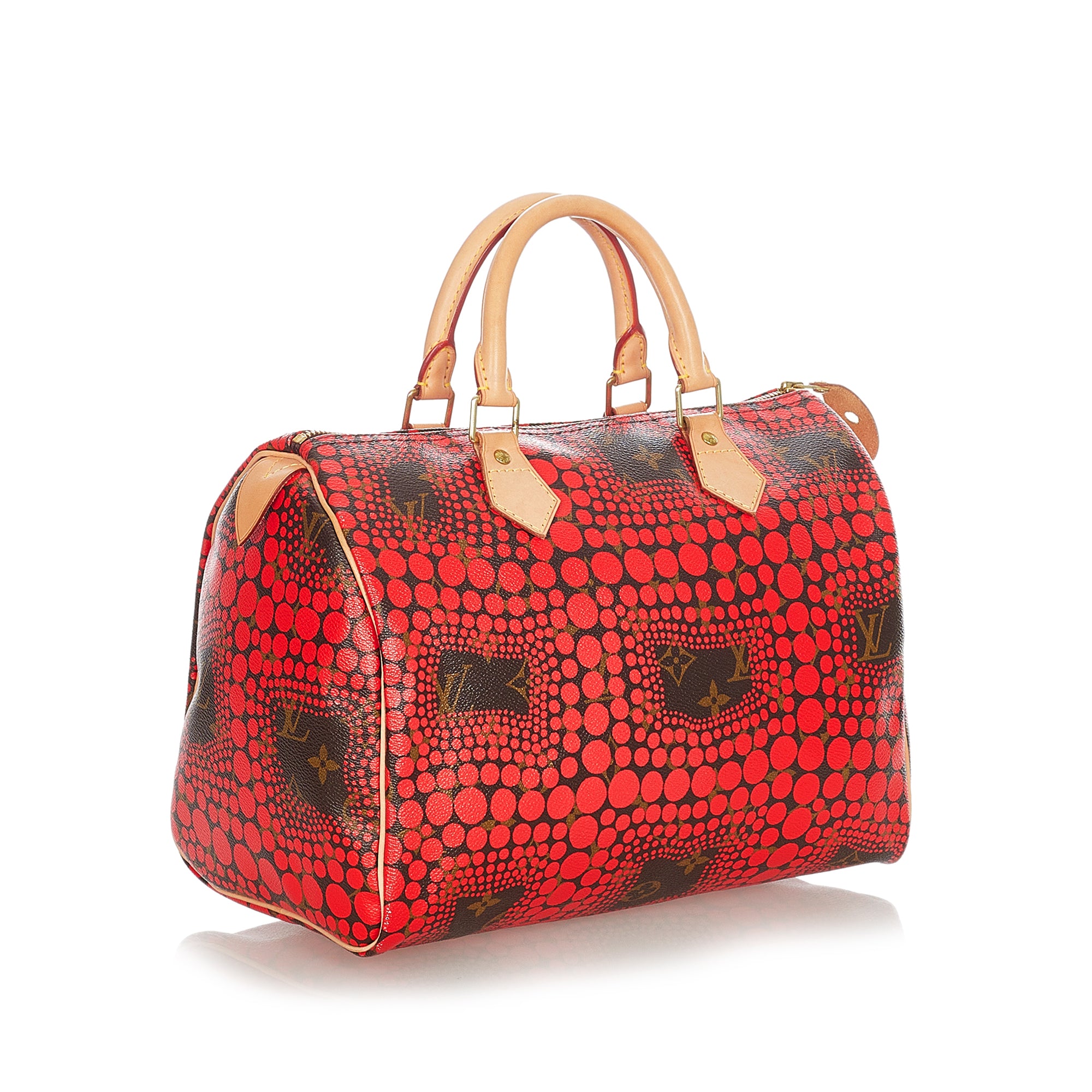 Authenticated Used Louis Vuitton LV × YK Capucines MM 2WAY Handbag M21663  Yayoi Kusama Shoulder Bag 