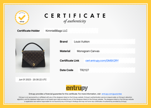 PRELOVED Louis Vuitton Monogram Double V Satchel Shoulder Bag TR2127 060623 - $200 OFF