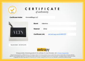 Preloved VALENTINO Black Leather VLTN Card Holder H4R378T 032224 P