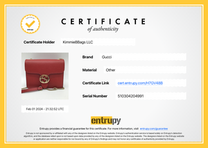 PRELOVED Gucci Interlocking GG Red Dollar Leather Shoulder Bag 510304204991 020224 ❤️