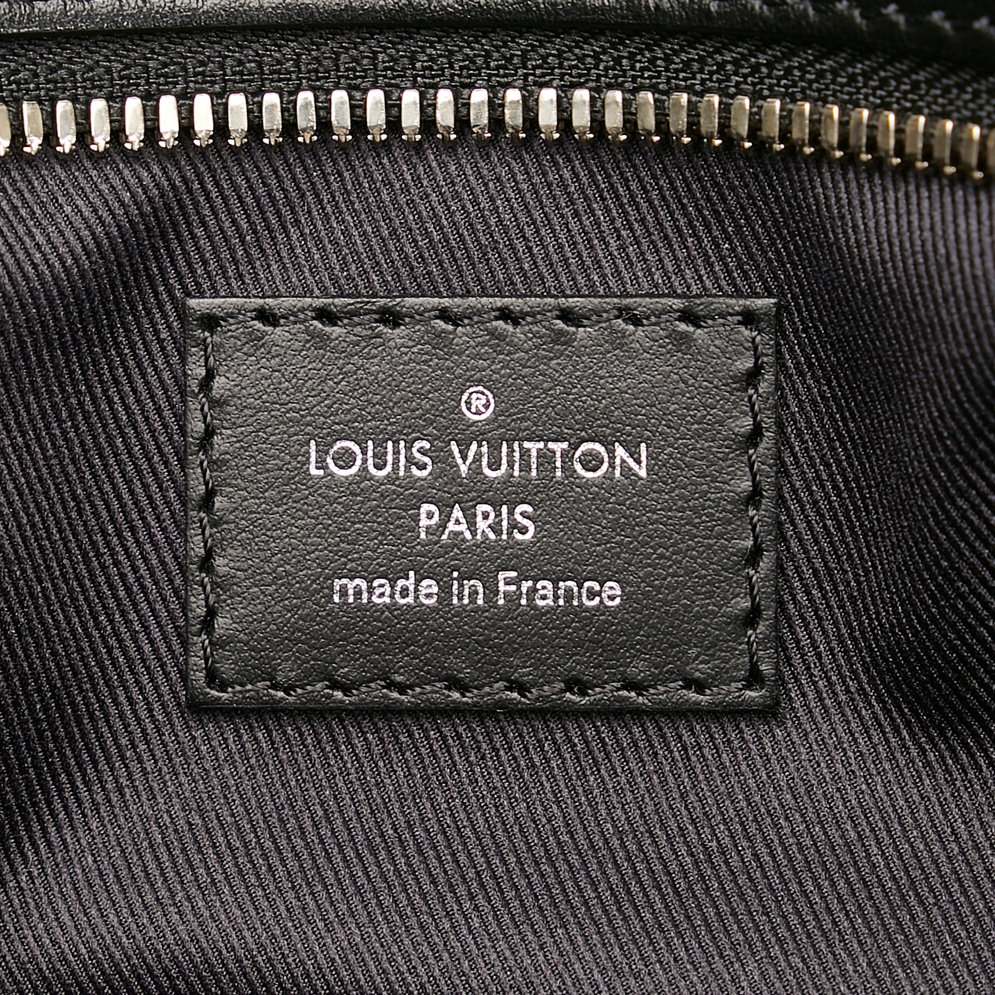 Preloved Louis Vuitton Monogram Navy Jacquard Grand Sac RI2179