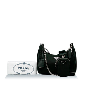 Prada black Re-Nylon Re-Edition 2005 Shoulder Bag