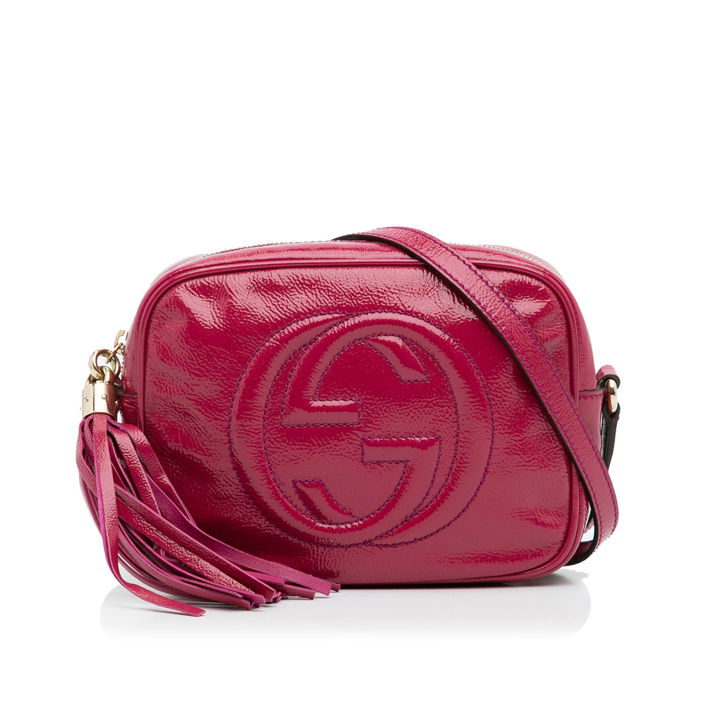 Preloved Gucci Pink Leather Soho Disco Crossbody Bag 308364498879 020124 ❤️