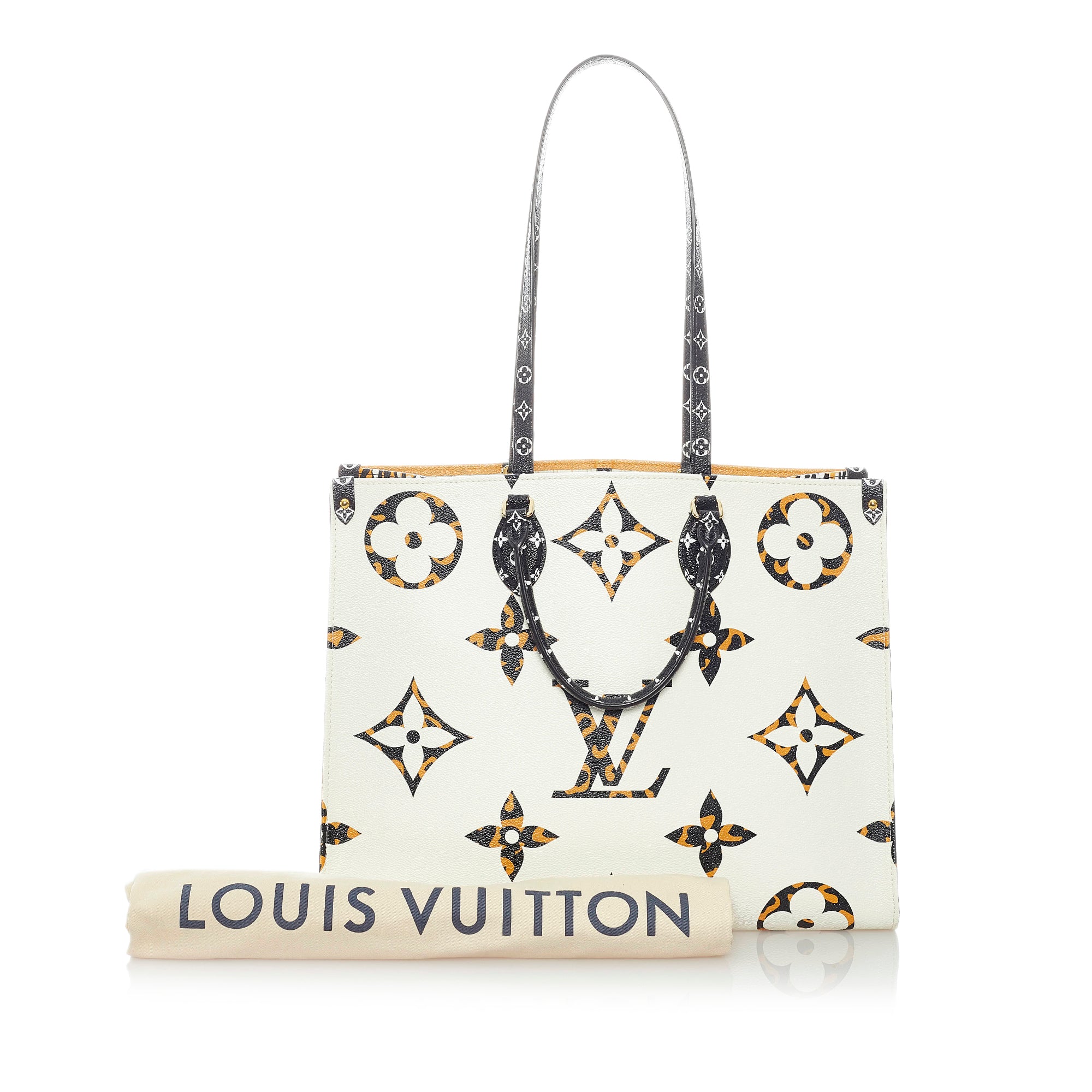 Louis Vuitton MONOGRAM GM ONTHEGO HANDBAG GIANT FLOWER PRINT AUTHENTIC TOTE  BAG