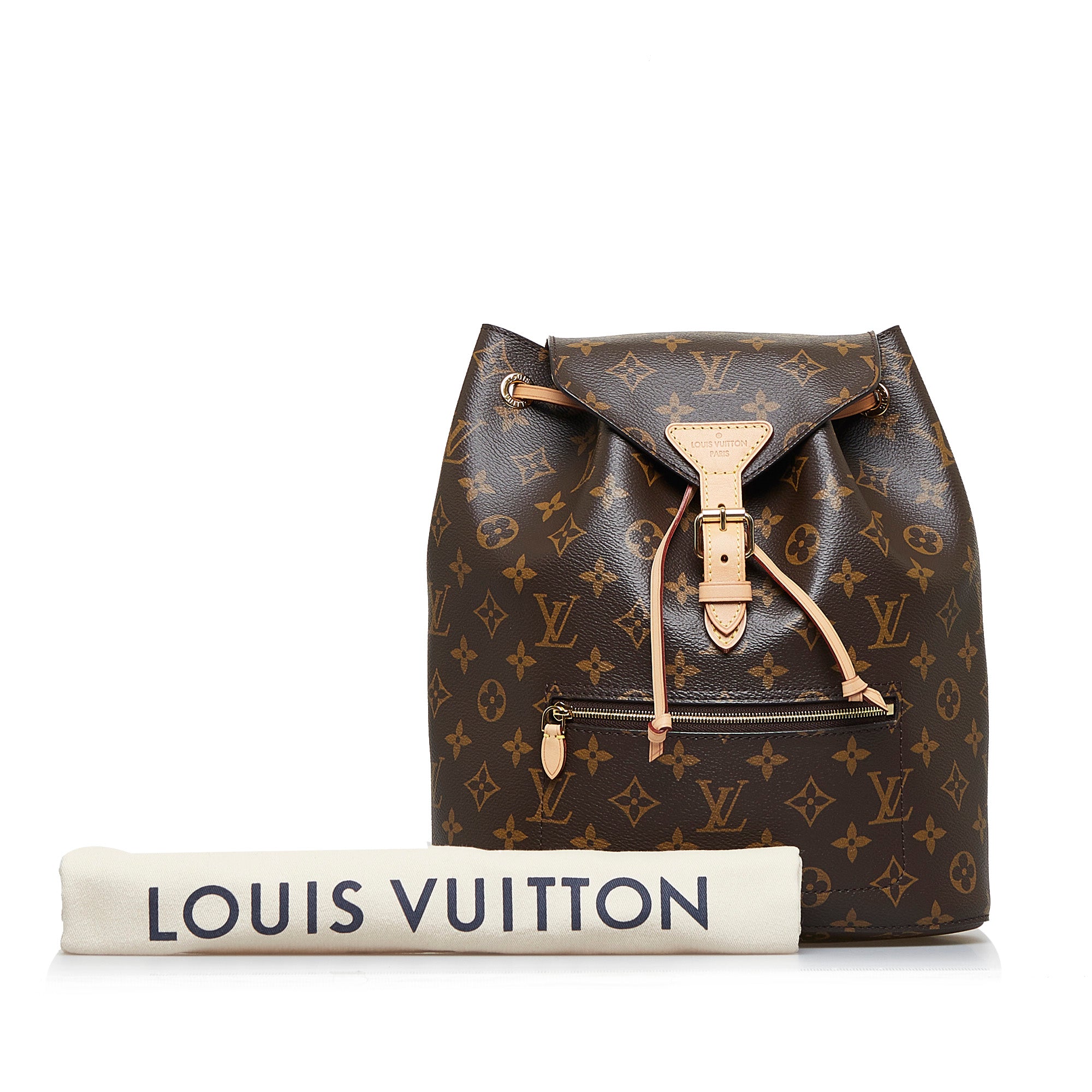 OOAK Louis Vuitton Hand Painted Leather Wrapped Montsouris GM