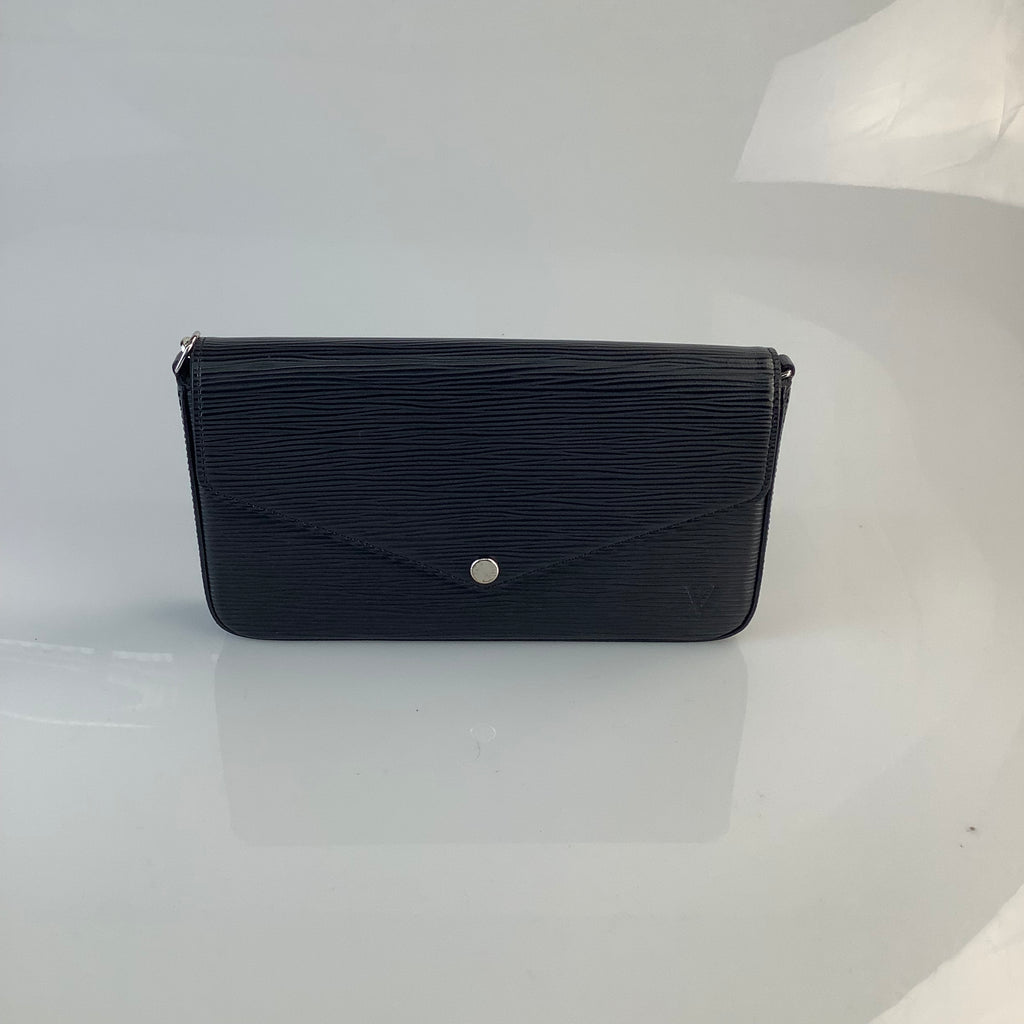 Preloved Louis Vuitton Felicie Pochette Black Epi Leather Bag JQWB9Y3 041224 B