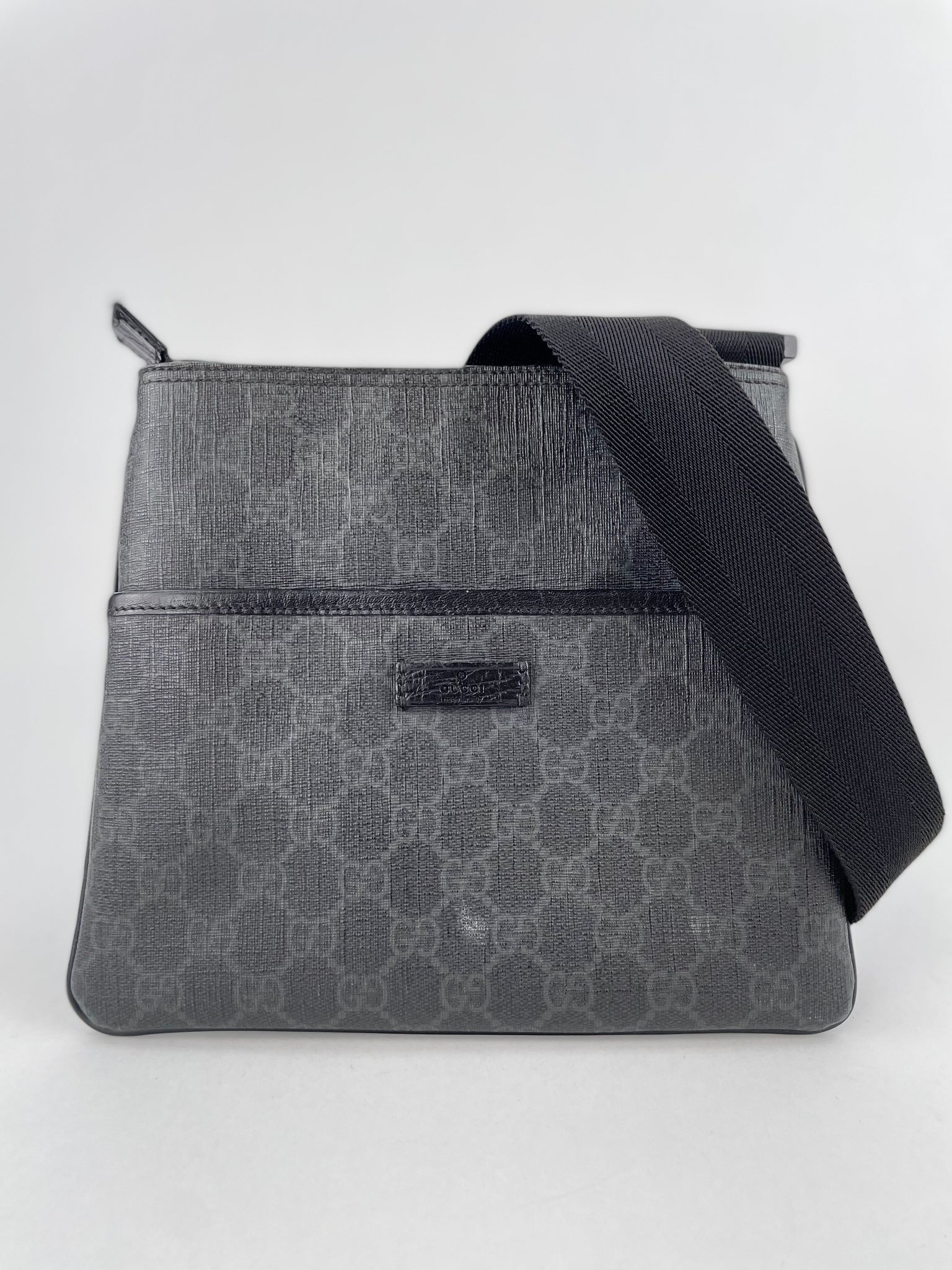 Gucci, GG Supreme Canvas Micro Cross-body Bag, Mens