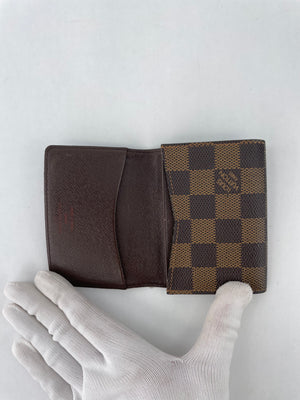Louis Vuitton Card Holder Wallet - Damier Ebene