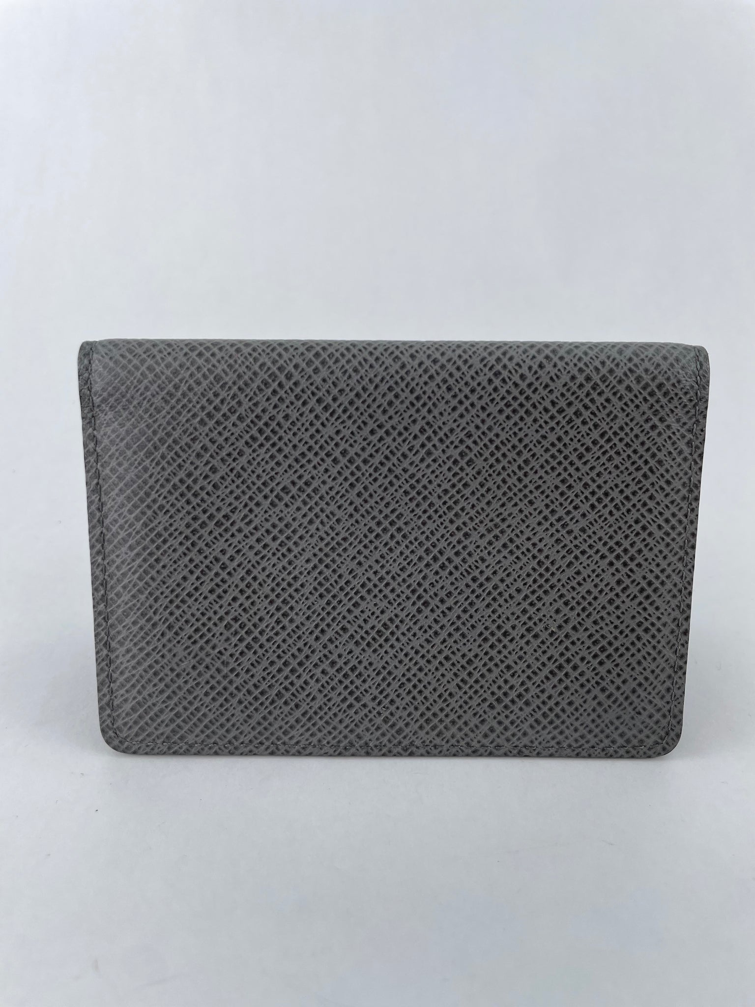 Pocket organizer leather small bag Louis Vuitton Silver in Leather