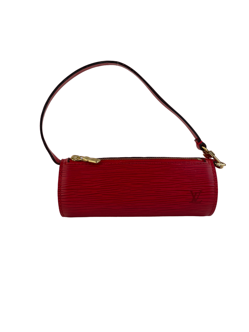 Preloved Louis Vuitton Red Epi Papillon Mini Pouch Bag MI0967