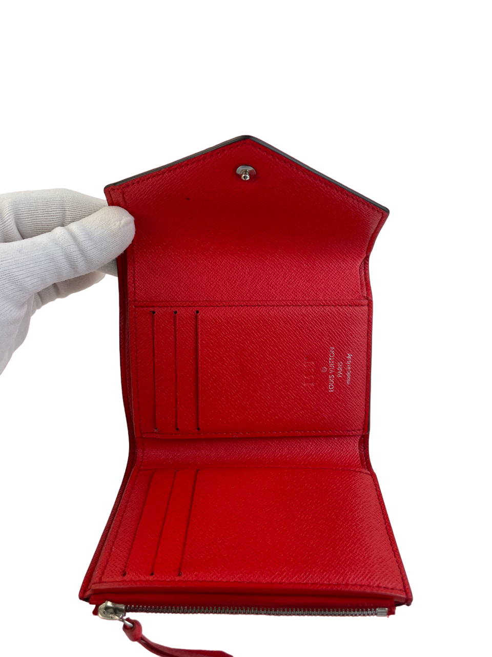 PRELOVED Louis Vuitton Red Emperiente Victorine Trifold Wallet