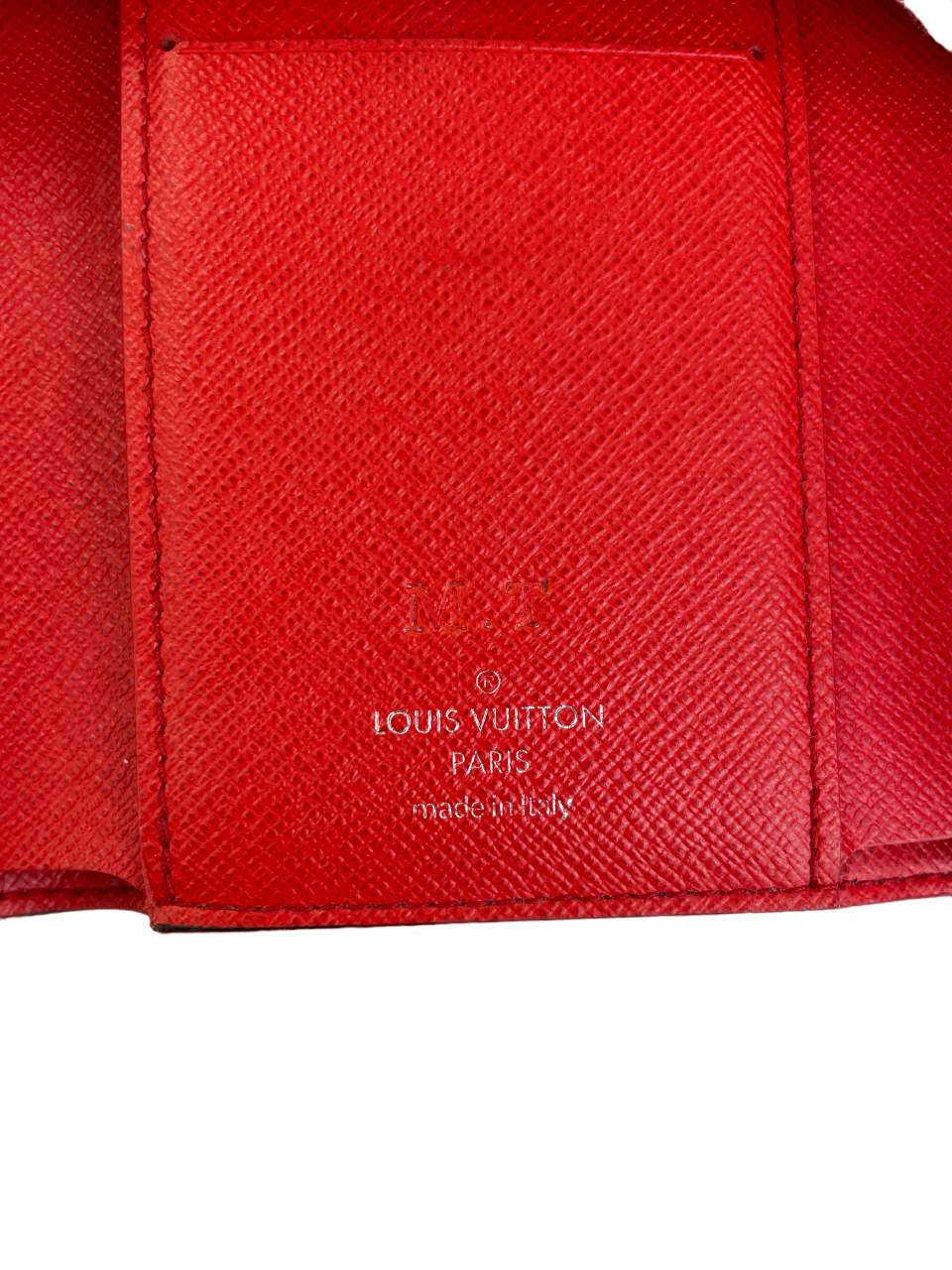 Louis Vuitton, Joséphine monogram tri-fold wallet in red. - Unique Designer  Pieces