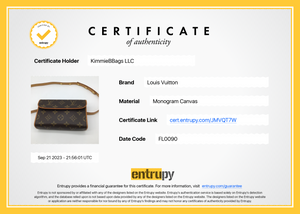 Louis Vuitton Pochette Snap Canvas Exterior Bags & Handbags for Women for  sale