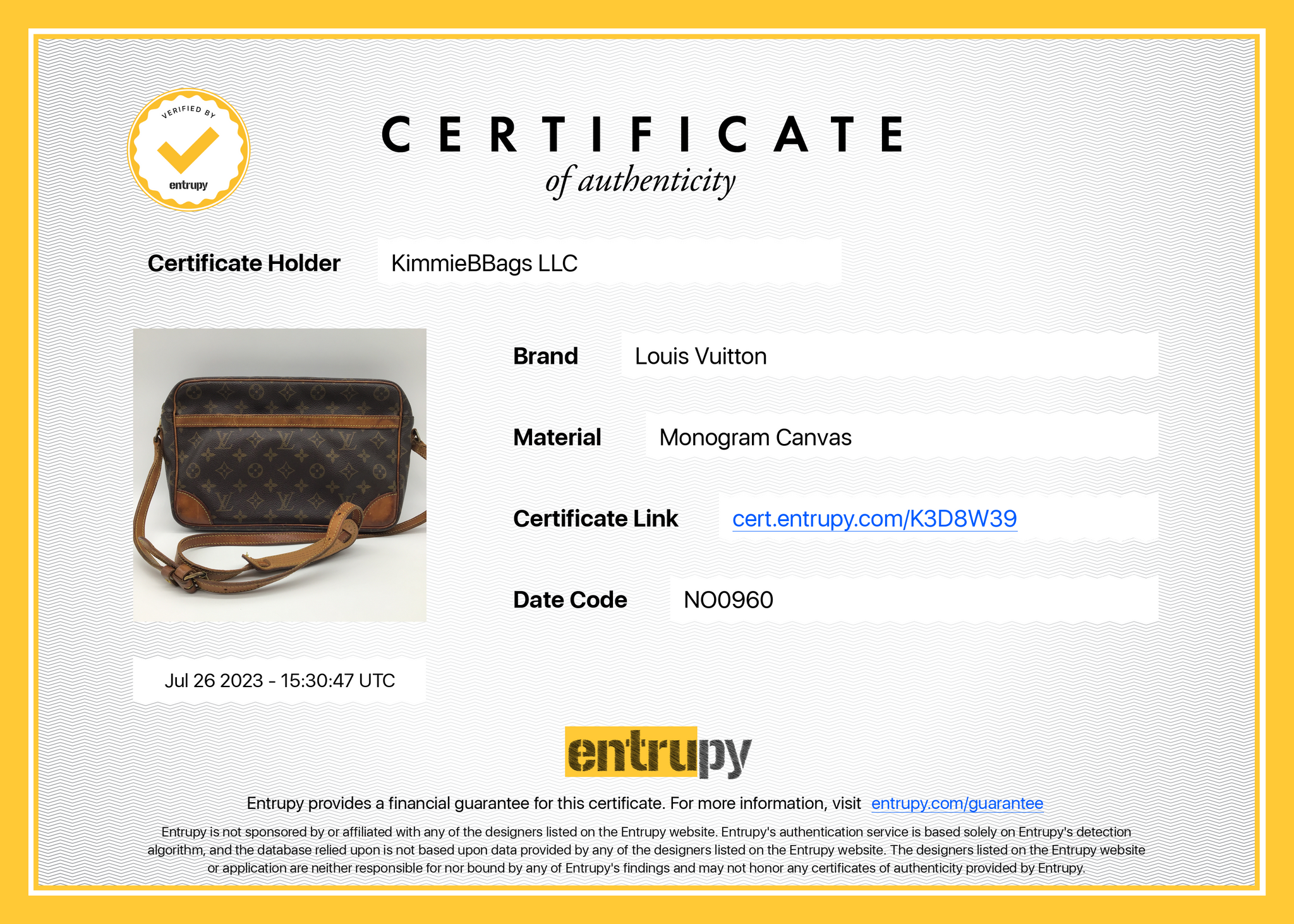 PRELOVED Louis Vuitton Trocadero 30 Shoulder Bag NO0960 081223 $50 OFF –  KimmieBBags LLC