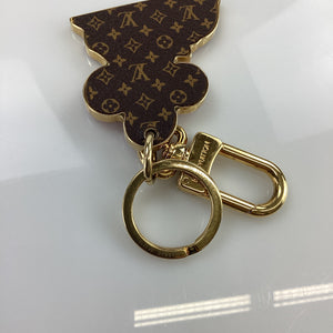 Preloved Louis Vuitton Gold Vivienne Keychain DP0270 042624B