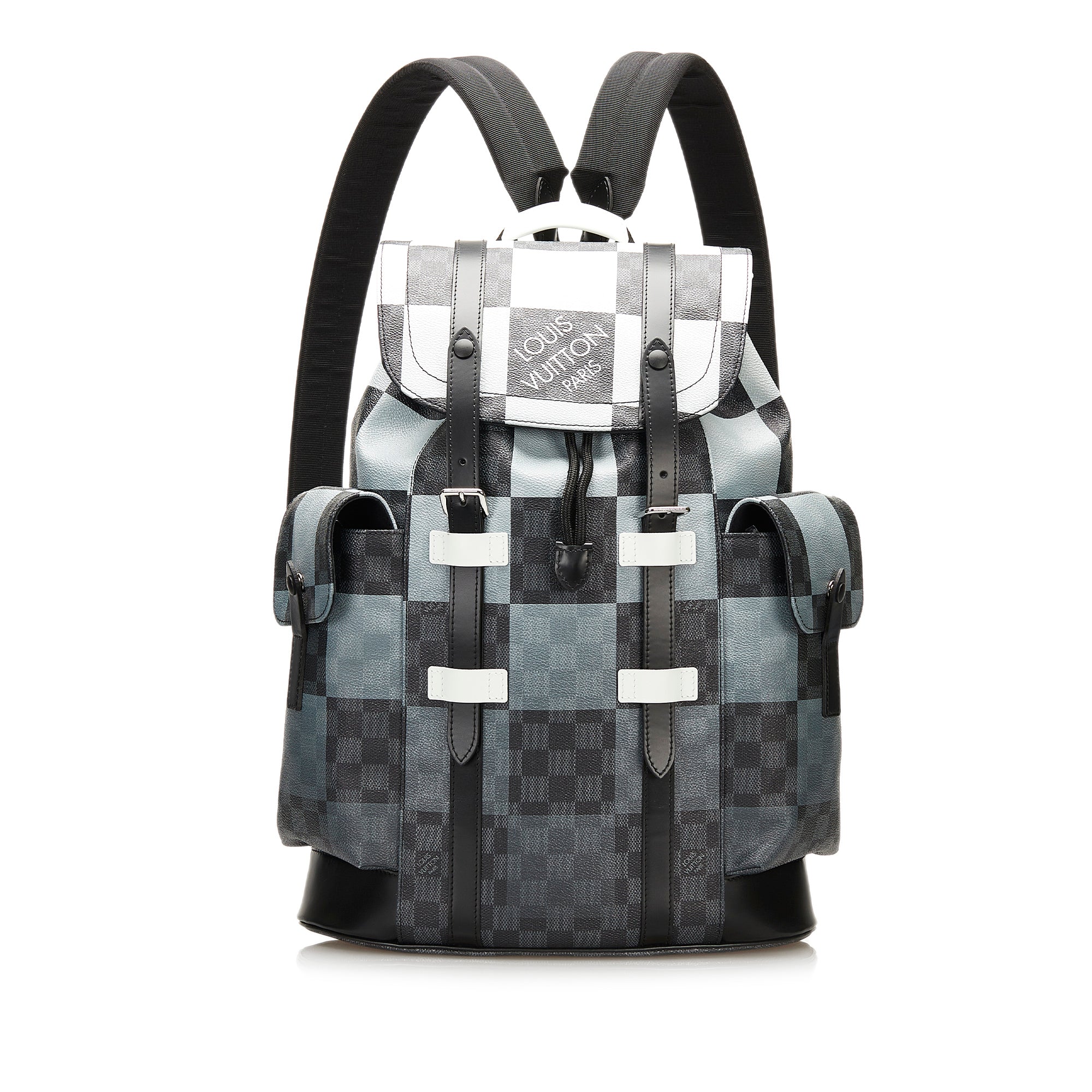 Louis Vuitton Christopher Backpack Limited Edition Distorted Damier Black  224646225