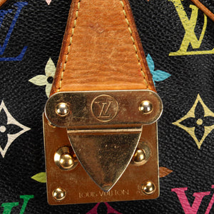 Vintage Louis Vuitton Black Multicolor Speedy 30 Bag SP0096 071123