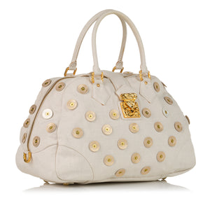 PRELOVED Louis Vuitton Polka Dots Panama Bowly Hand Bag MB1037