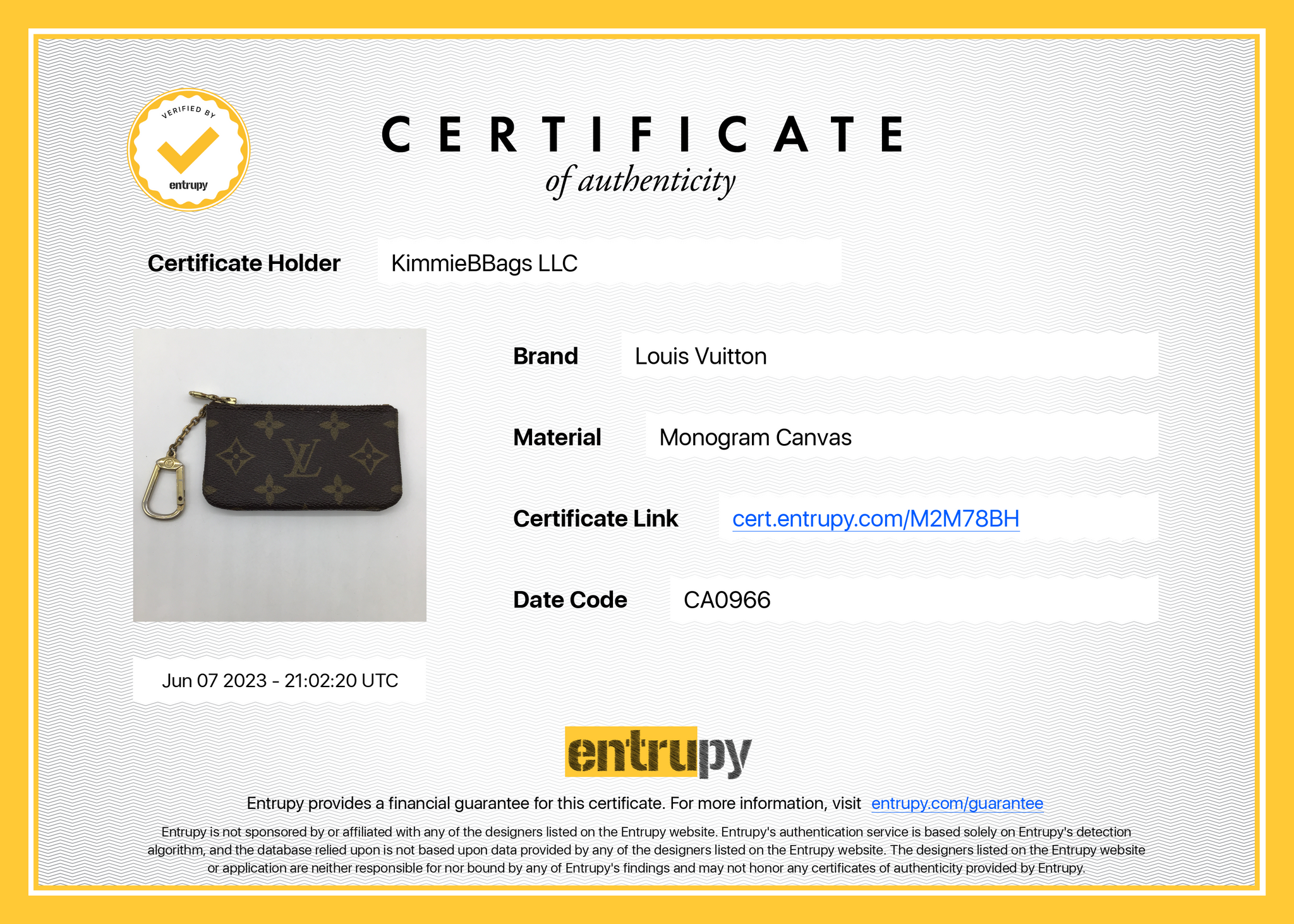 Lv 2025 pochette cles