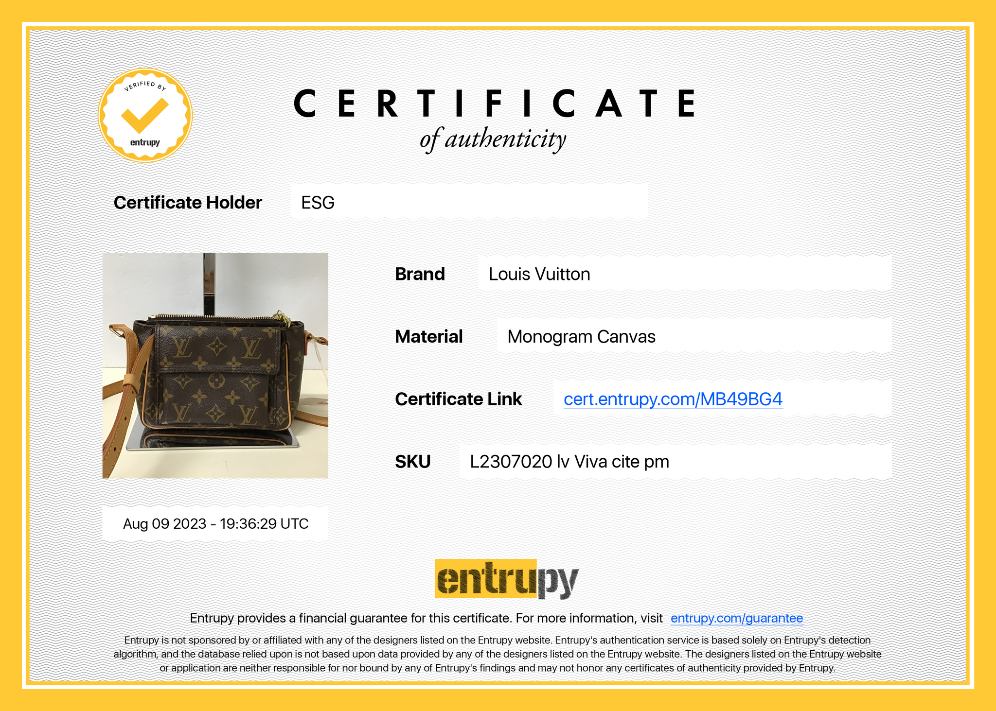 Used Louis Vuitton Viva Cite Pm Canvas/Pvc/Brw/ Bag
