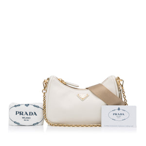 Shop Prada Re-Edition 2005 Saffiano Leather Bag
