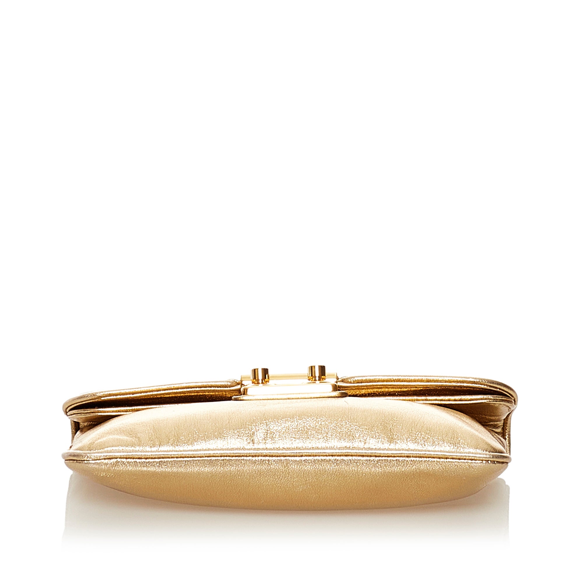 Sofia coppola leather clutch bag Louis Vuitton Navy in Leather