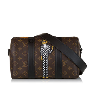 Limited Edition Louis Vuitton Monogram Friends City Keepall Crossbody Bag 060623