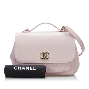 Chanel Business Affinity Flap Bag Quilted Caviar Mini For Sale at 1stDibs