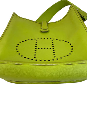 Preloved Hermes Evelyn GM Blue Taurillon Clemence Leather Shoulder Bag –  KimmieBBags LLC