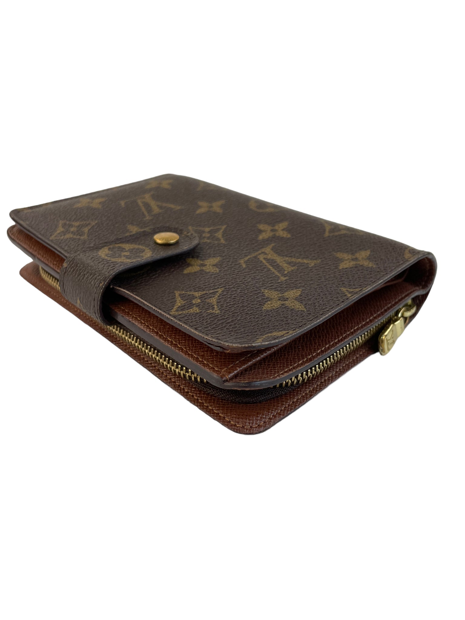 Preloved Louis Vuitton Monogram Porte Papier Zippe Bifold Wallet SP007 –  KimmieBBags LLC