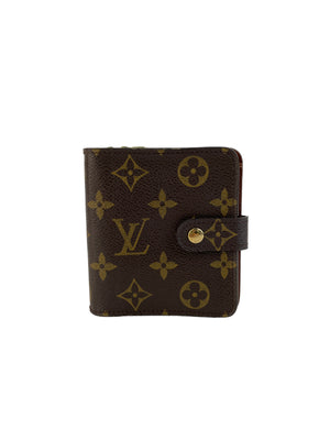 Preloved Louis Vuitton Monogram Compact Zip Bifold Wallet MI1002 09282 –  KimmieBBags LLC
