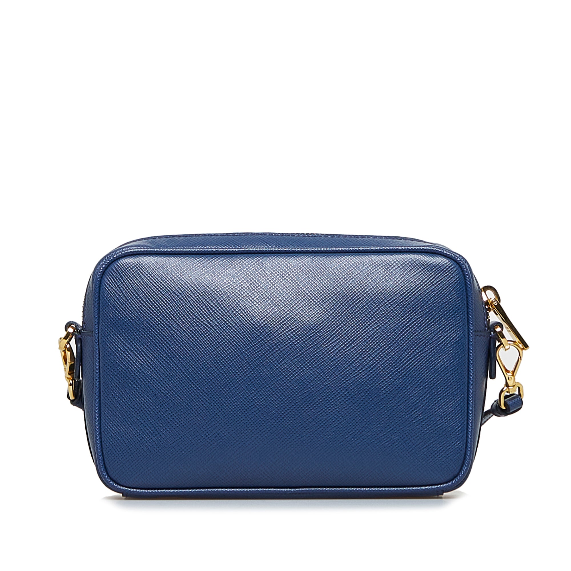 Preloved Prada Blue Saffiano Leather Lux Camera Bag 42 092623 $340 OFF –  KimmieBBags LLC