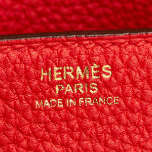 Hermes Clemence Rouge Tomate Birkin 30 GHW, myGemma, CH