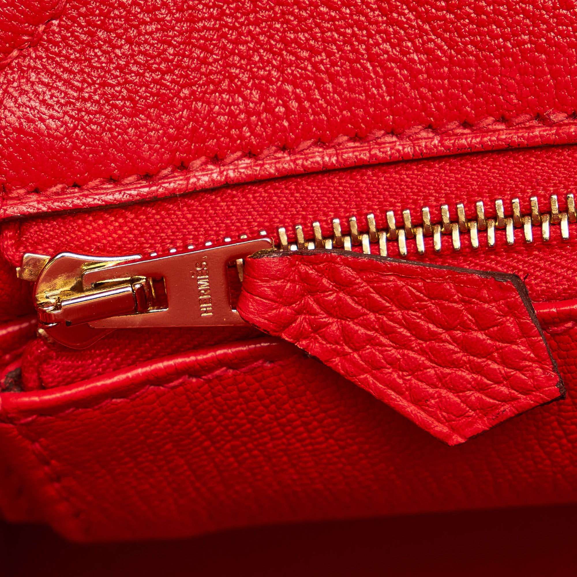 Preloved Hermes Red Leather Harnais Shoulder Bag AP1009CW 071423 –  KimmieBBags LLC