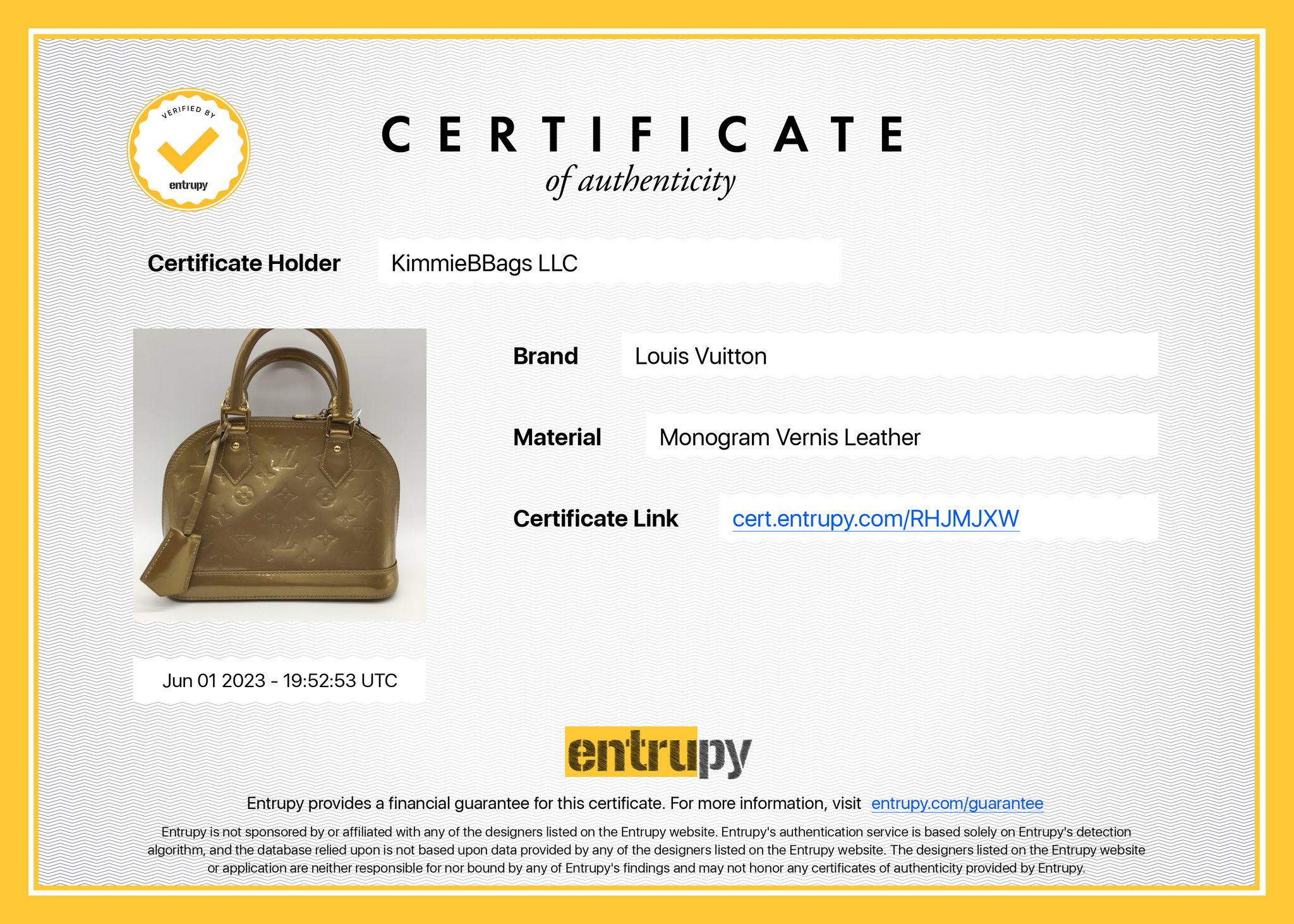 Louis Vuitton Alma BB Vernis Leather Burgundy Gold-Tone Hardware Crossbody  Bag