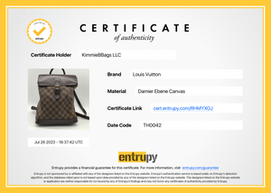 Louis Vuitton Pre-owned Damier Ebène Soho Backpack - Brown