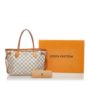 Preloved Louis Vuitton Damier Azur Evora mm Bag DU2111 061223