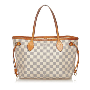 Preloved Louis Vuitton Damier Azur Evora mm Bag TJ2191 061223