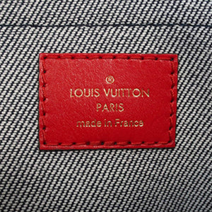 Preloved Louis Vuitton Monogram Denim Patchwork Multi-Pochette Accessoires 060523