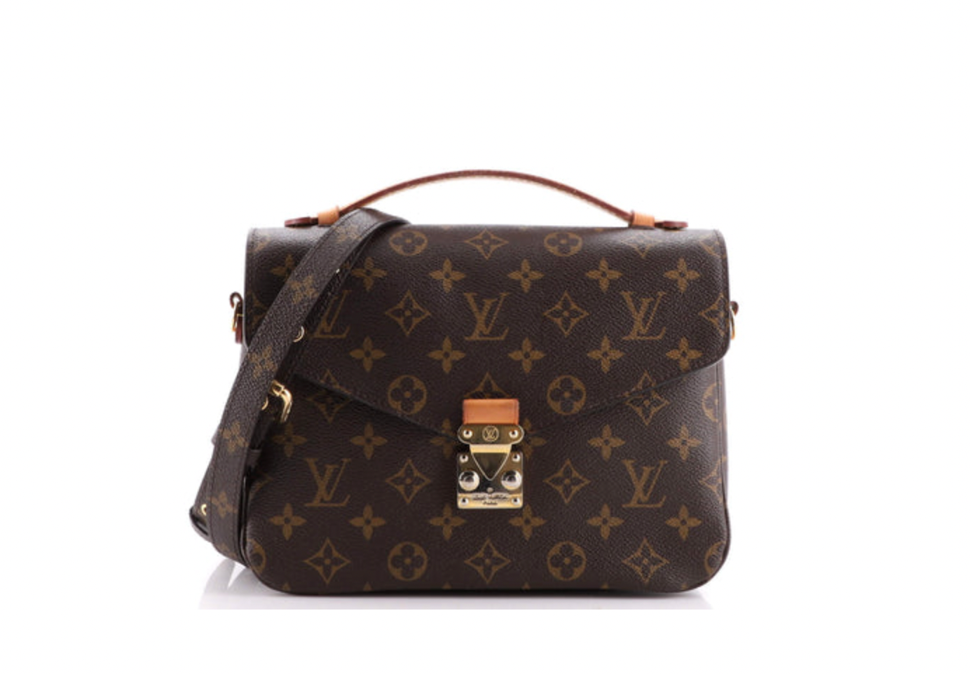 NEW Louis Vuitton Pochette Metis Monogram Canvas Hand Bag with Strap